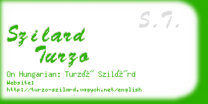 szilard turzo business card